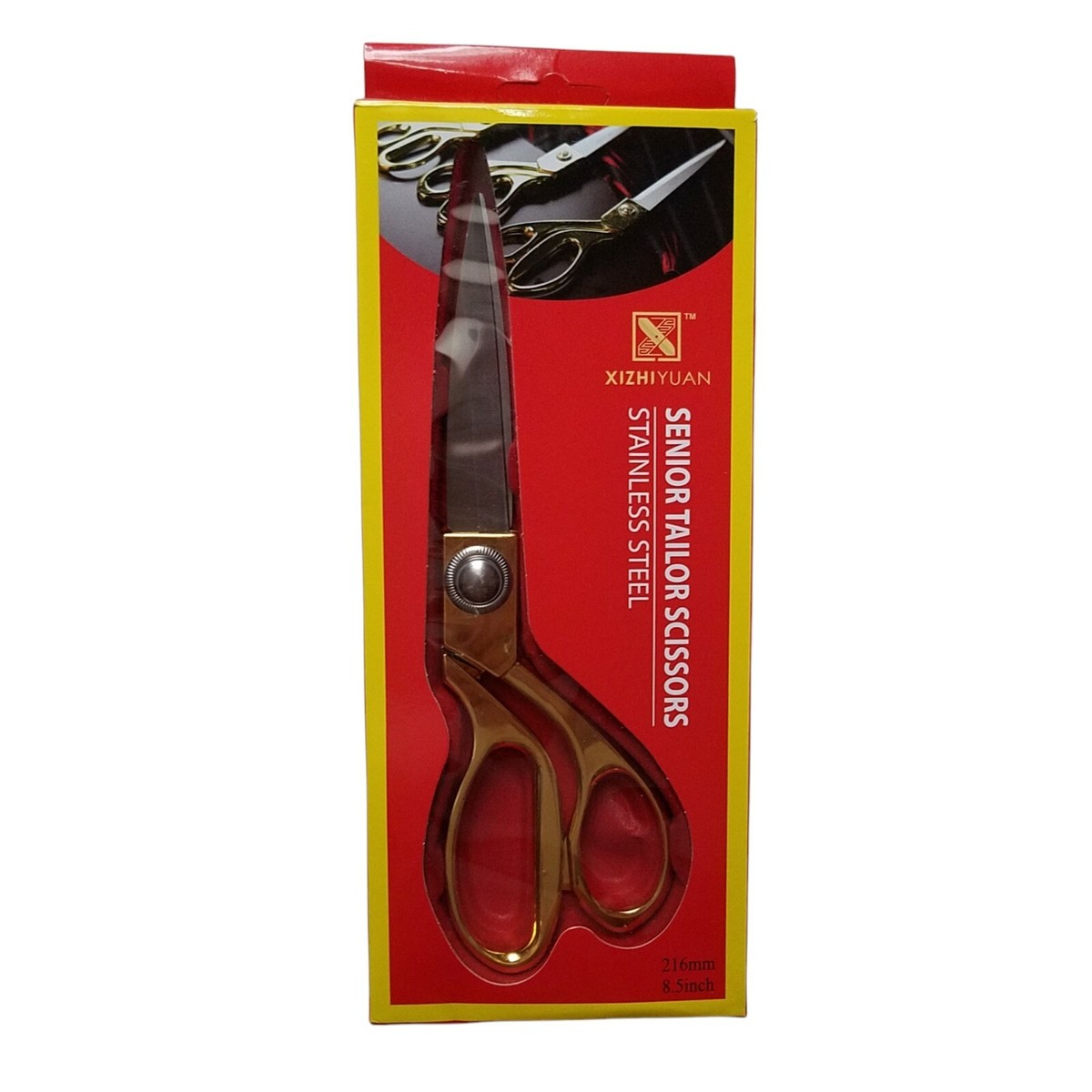 XIZHI YUAN K36 Senior Taylor Scissors Bent Handle Stainless Steel