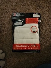 puma 3 pk permium white crew neck Large Boys classic fit T shirt