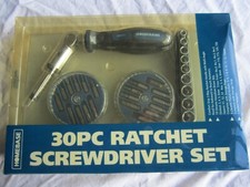 Ratchet Screwdriver Set, 30 piece