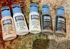 NEW SEALED Lot of 5 Gallery Stained Glass Window Color Paint