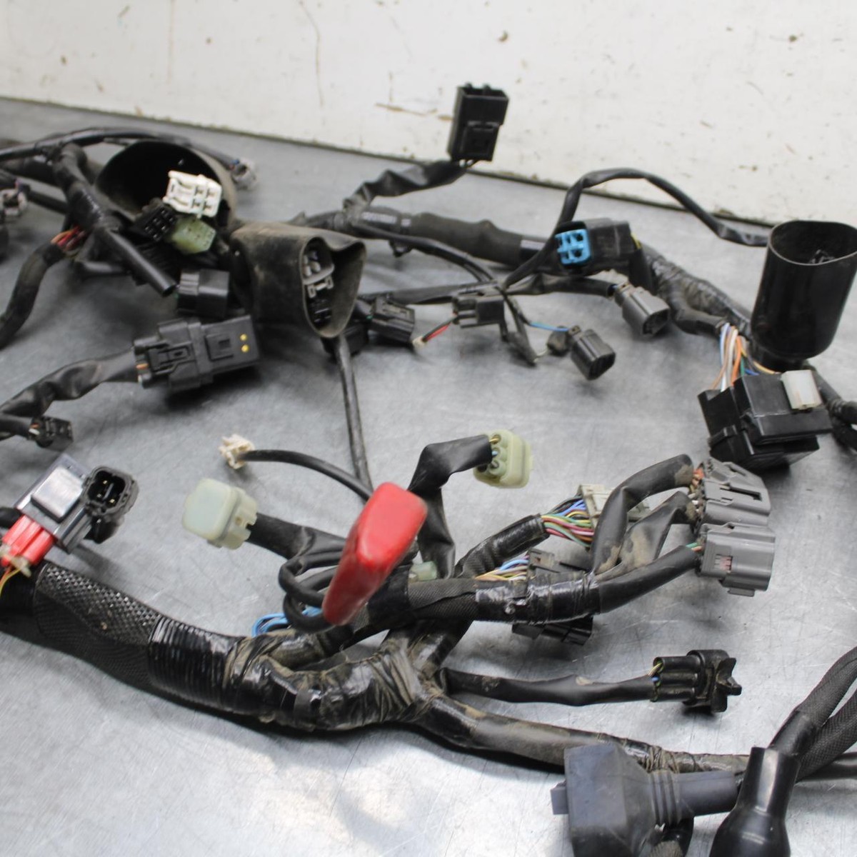 R寫眞【OH! MONEY GOD..】 21 KAWASAKI NINJA ZX6R MAIN ENGINE WIRING HARNESS MOTOR WIRE