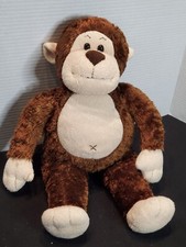 Build a Bear Monkey 18in Plush Stuffed Animal BABW Brown Soft Toy Chimp