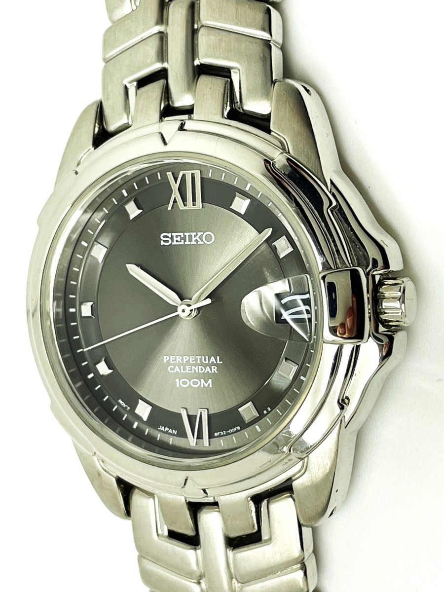 時計 Seiko 8f32 SEIKO MEN'S 8F32-00D0 NOT WORKING PERPETUAL CALENDAR 100M
