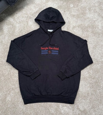 Sergio Tacchini x Yardsale Logo Hoodie Black Size: XL