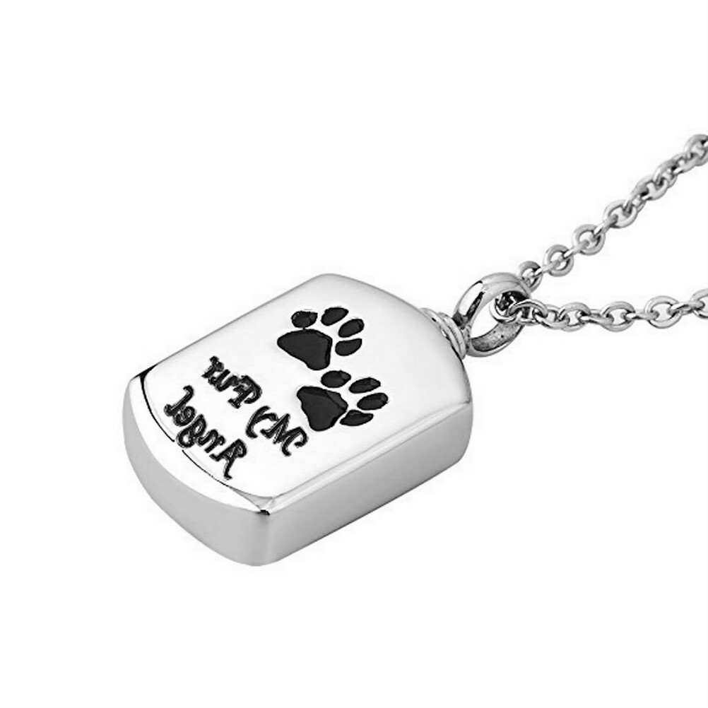 1PC ash holder pendant Portable Pet Ashes Necklace Dog Urn Pendant for Pet Dog eBay