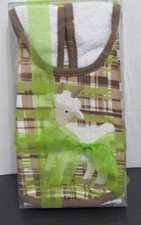  NEW Billy the Goat Bib and Burp Set from Maison Chic 88966
