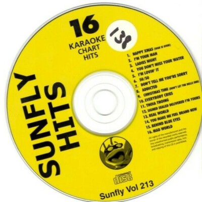 SUNFLY KARAOKE 16 MASSIVE HITS SF213