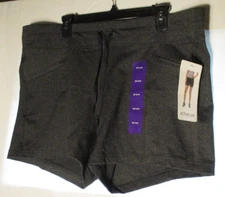 NWT Active Life Charcoal Women’s Shorts Size XXL Moisture Wicking Technology