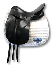 Used Kieffer Champion - Size 18" Dressage Saddle Black
