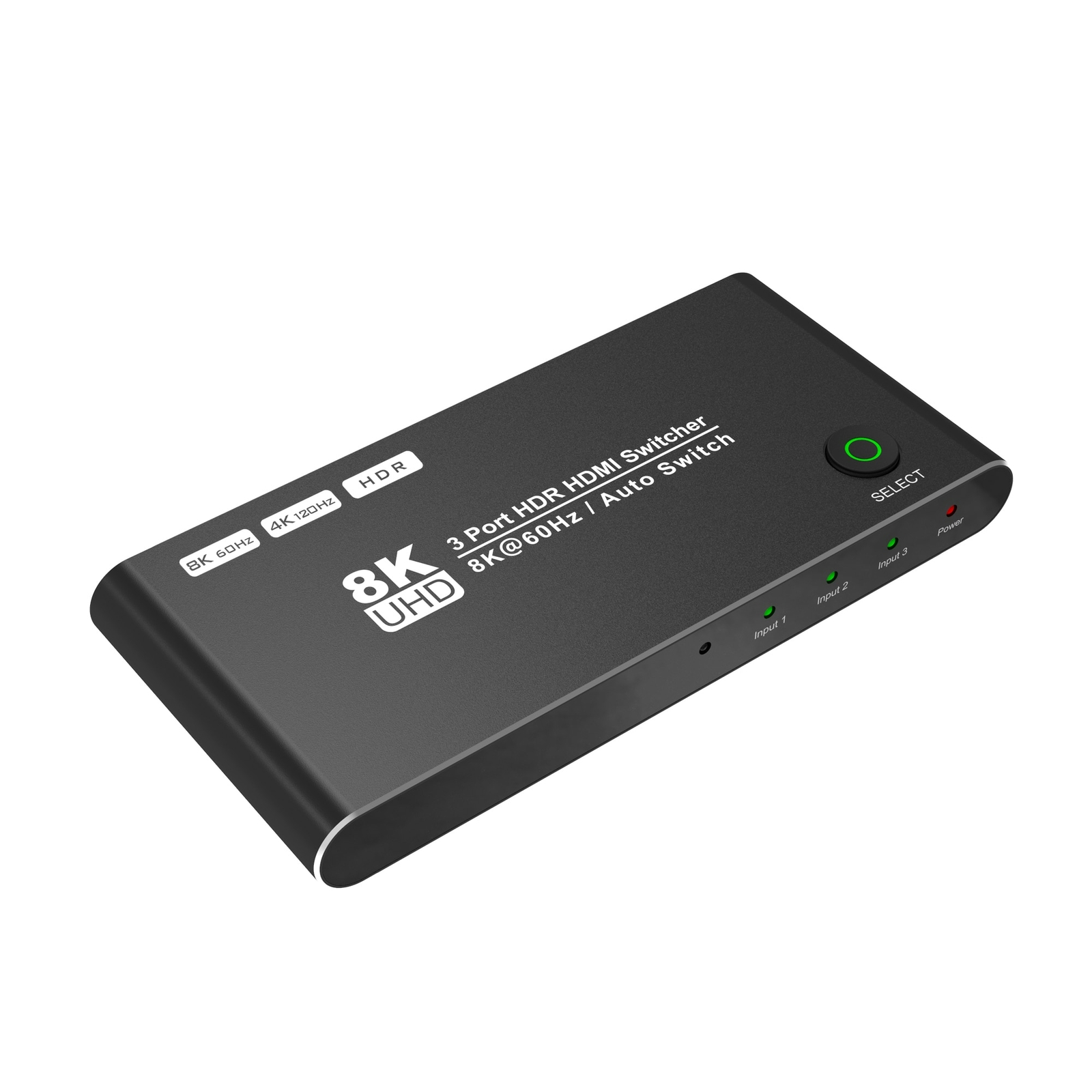 UHD 8K Auto Switch Unidirectional 3in 1out HDMI 2.1 Switcher 48Gbps HDCP2.2/2.3