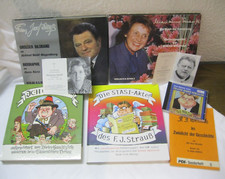 Small Franz Josef Strauss Collection / Marianne / 2 Death Pictures Books CD Plate