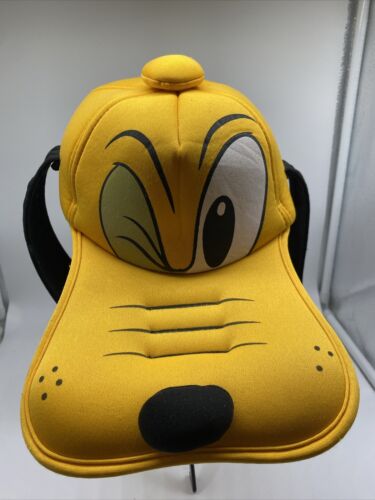 Disney Parks Pluto Baseball Hat ~ Foam Bill & Face ~ Adult Size - Picture 1 of 9