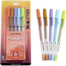 Sakura Gelly Roll Pens - MOONLIGHT, 5 Piece Set
