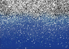 7X5Ft Blue and Silver Backdrop Birthday Silver Spots Bokeh Wedding Prom Graduati