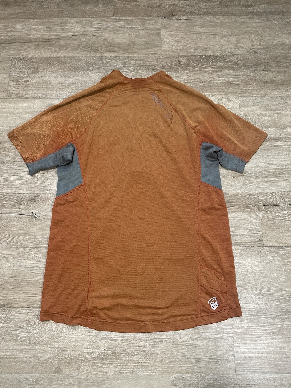Maglia ciclismo Salomon uomo taglia L arancione pelle avanzata activeDry X tatic 1 2 zip