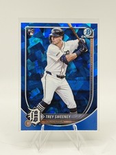 2025 Bowman Baseball Chrome Sapphire Trey Sweeney #25 RC Detroit Tigers