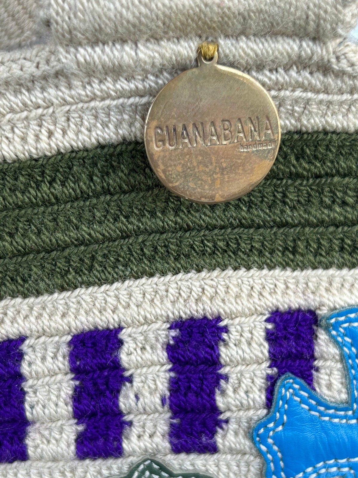 Chrome Hearts Purple & Blue Cross Patch Guanabana Bag thumbnail 10