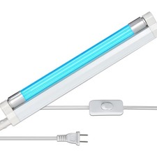 6W UV Sanitizer Lamp Ozone Free, 253.7nm UVC Light for Shoes, Closet, Bathroom