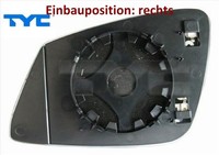 TYC 303-0121-1 Spiegelglas FüR AußEnspiegel Rechts FüR BMW