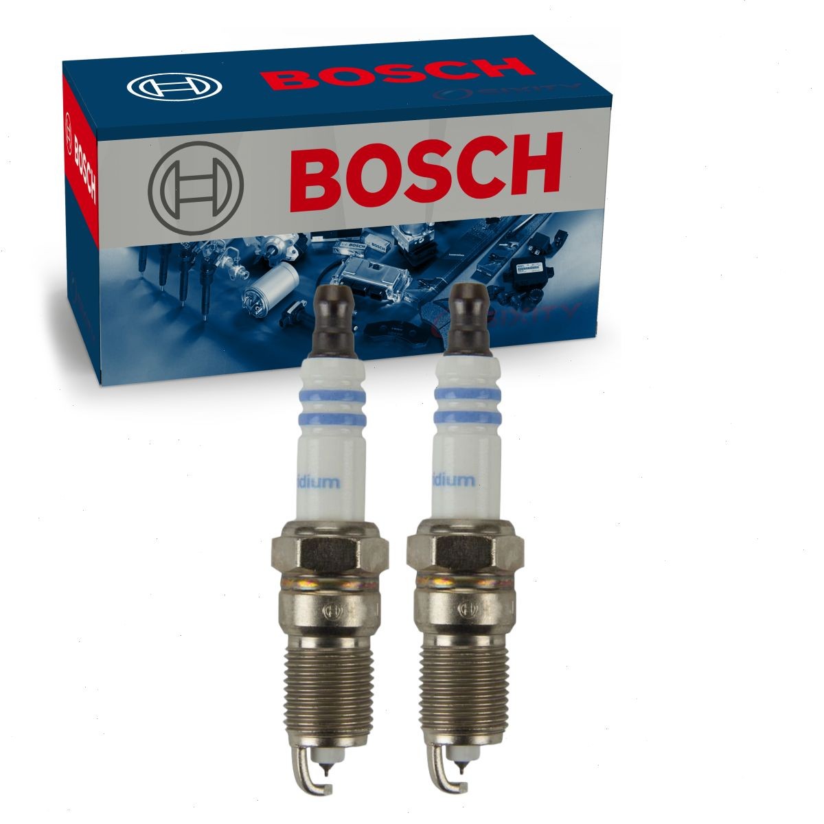 2 pc Bosch 9612 Double Iridium Spark Plugs for 924-1600 900-1600 7300 52432 tp