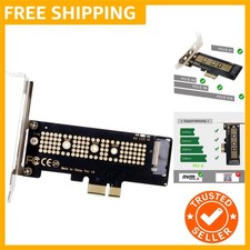 SER NVME to PCI-E 4.0 Low Profile PCI-E 3.0 x1 Lane to M.2 NGFF M-Key SSD Nvm...