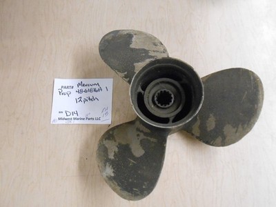 48-61816A 1 Mercury Propeller 12 pitch aluminum RH 13 spline D14