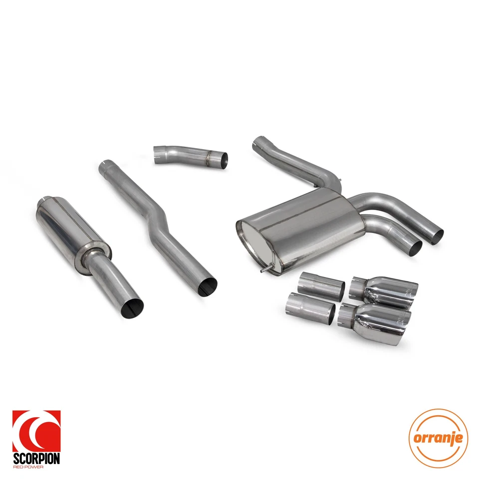 Escape Scorpion Mini Mini Cooper S F55, modelo sin GPF sistema de espalda de gato resonado - Imagen 3 de 3