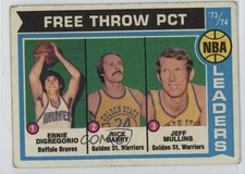 1974-75 Topps Ernie DiGregorio Rick Barry Jeff Mullins #147 HOF 1t6y