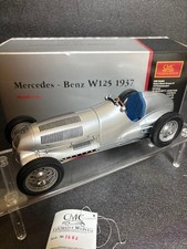CMC Mercedes-Benz W125 1937 1/18 Silver Model Car Box Booklet