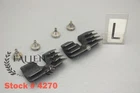 2001 Harley Softail Head Bolt Bridge Spark Plug Cover Trim BLACK FINNED #4270