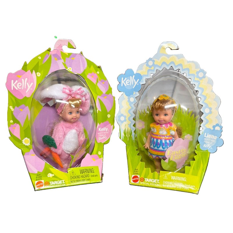 2001 Target Special Edition Easter Eggie Kelly and Friends (set Of 2)