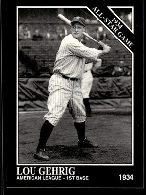 1994 Conlon Collection TSN - Lou Gehrig #1082 New York Yankees