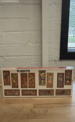 General Crafts Plaquette Butterflies Mosaic Wall Panel Kit 1969 No 304 Sealed