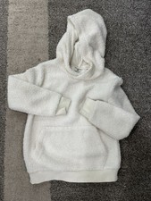 H m 6x/7 Sweatshirt Top Sweater Shirt Hoodie Teddy White Kids Unisex Boys Girls