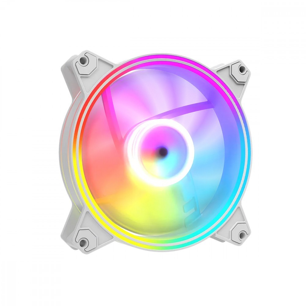 5903560981879 ВЕНТИЛЯТОР VOLCANO APEX 120 ARGB БЕЛЫЙ MODECOM 5790₽