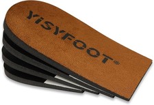 Adjustable Orthopedic Heel Lift Inserts for Shoes - Medium: Pack of 1, Brown