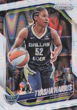 2025 Panini Prizm WNBA #130 Tyasha Harris White Seismic Prizms