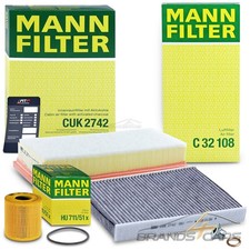 MANN-FILTER INSPEKTIONSPAKET FILTERSATZ A FÜR PEUGEOT 407 2.0 HDi AB BJ 08