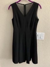 Calvin Klein Black Knit Dress Size 6P