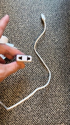 Hama white USB wall charger with European 2-pin plug + charging