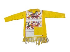 Vintage Mexican Aztec Inca South American Handmade Serape Vest Shirt Size M/L