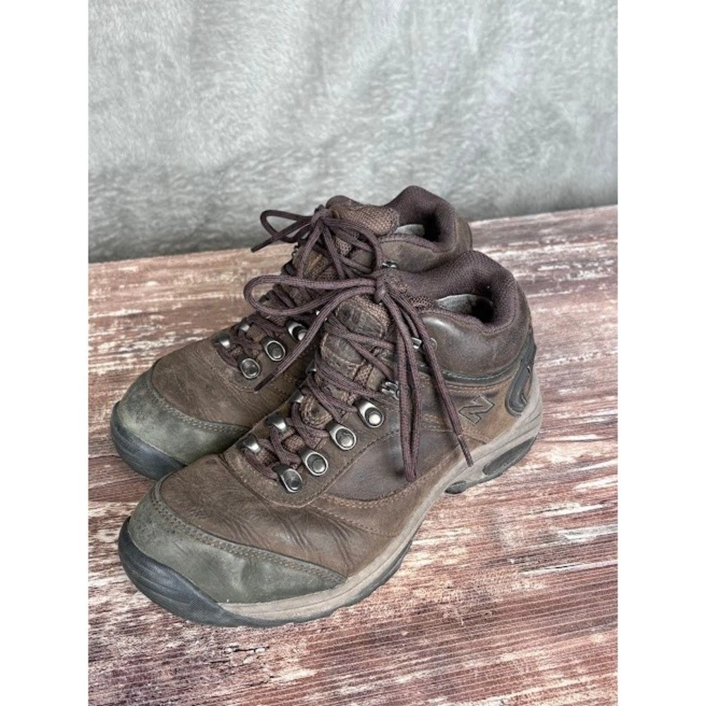 New Balance 978GT Mens Brown Leather Hiking Boots Durable Comfort Size 7 D