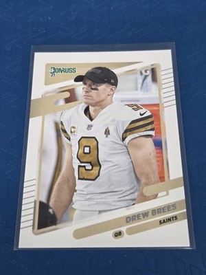 2021 Donruss #93b Drew Brees Football Card Buy 10+ 50% Off N7