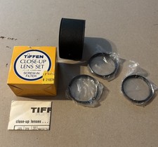 TIFFEN 55 MM CLOSE-UP LENS FILTER SET OF 3 1, 2, 4 W/ CASE JAPAN