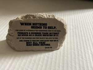 Word Of Wisdom Rock , When Nothing Seems To Help , Jacob Riis