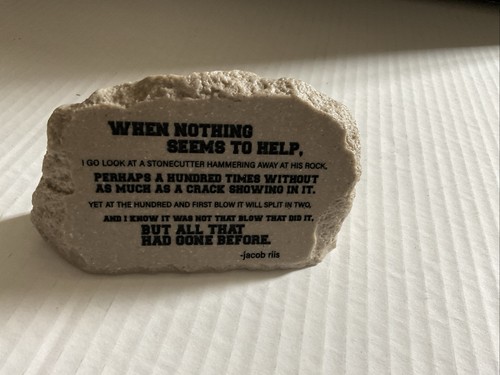 Word Of Wisdom Rock , When Nothing Seems To Help , Jacob Riis