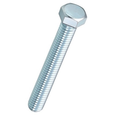 2 Pcs Hex Head Screws Bolts - M16-2x90 Carbon Steel Grade 8.8 Fully Threaded ...