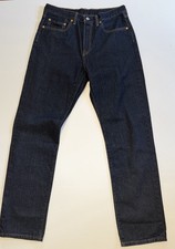 Levis 501 Jeans Mens 30x32 Blue Straight Original Button Fly Dark Wash Denim EUC