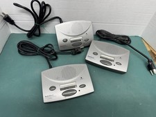 3 RadioShack FM 3-Channel 3-Station Wireless Intercom System 43-3105 TESTED/WORK