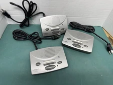 3 RadioShack FM 3-Channel 3-Station Wireless Intercom System 43-3105 TESTED/WORK